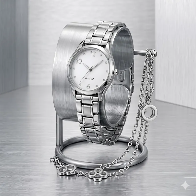 Foto de Relógio Feminino + Pulseira