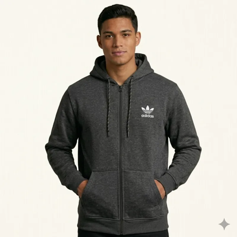 Foto de Moletom Zipper Adidas